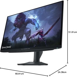 Alienware AW2725DF 27" QHD (2560x1440) Écran PC Gaming, 360Hz, QD OLED, 0.03ms, AMD FreeSync Premium Pro, 99.3% DCI-P3, HDR400, 