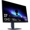 Alienware 27 Écran PC Gaming - AW2725DM, QHD (2560x1440), 180Hz, Fast IPS, 1ms, Compatible NVIDIA G-Sync, AMD FreeSync, 95% DCI-