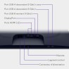 Alienware 27 Écran PC Gaming - AW2725DM, QHD (2560x1440), 180Hz, Fast IPS, 1ms, Compatible NVIDIA G-Sync, AMD FreeSync, 95% DCI-