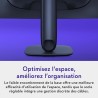 Alienware 27 écran pc gaming - aw2725q, 4k uhd (3840x2160), 240hz, qd oled, 0.03ms, compatible nvidia g-sync, amd freesync premi
