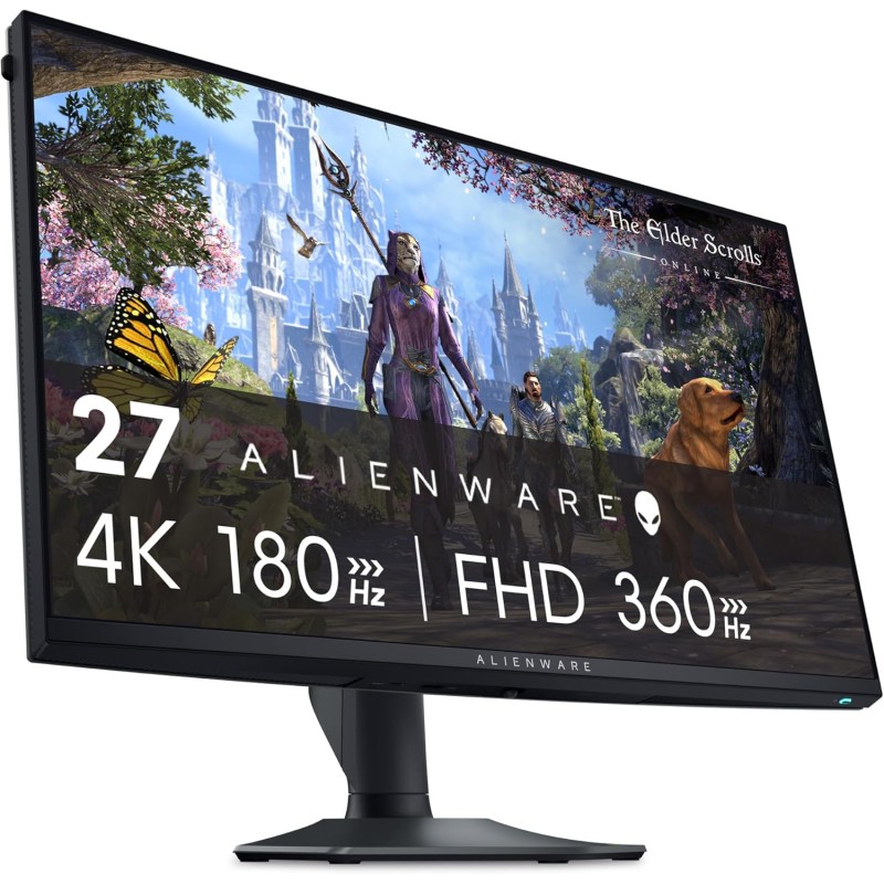 Alienware AW2725QF 27" 4K UHD (3840x2160) Écran PC Gaming, 360Hz, Fast IPS, 0.5ms, Compatible NVIDIA G-Sync, 95% DCI-P3, HDR600,