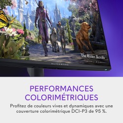 Alienware AW2725QF 27" 4K UHD (3840x2160) Écran PC Gaming, 360Hz, Fast IPS, 0.5ms, Compatible NVIDIA G-Sync, 95% DCI-P3, HDR600,