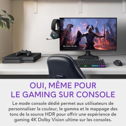 Alienware AW2725QF 27" 4K UHD (3840x2160) Écran PC Gaming, 360Hz, Fast IPS, 0.5ms, Compatible NVIDIA G-Sync, 95% DCI-P3, HDR600,