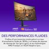 Alienware 32 Écran PC Gaming - AW3225DM, QHD (2560x1440), 1500R Incurvé, 180Hz, VA, 1ms, AMD FreeSync, VESA AdaptiveSync, 95% DC