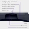 Alienware 32 Écran PC Gaming - AW3225DM, QHD (2560x1440), 1500R Incurvé, 180Hz, VA, 1ms, AMD FreeSync, VESA AdaptiveSync, 95% DC