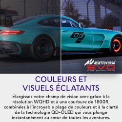 Alienware 34 écran pc gaming - aw3425dw, wqhd (3440x1440), 21:9 1800r incurvé, 240hz, qd oled, 0.03ms, compatible nvidia g-sync,