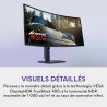 Alienware 34 écran pc gaming - aw3425dw, wqhd (3440x1440), 21:9 1800r incurvé, 240hz, qd oled, 0.03ms, compatible nvidia g-sync,