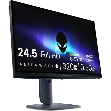 Alienware 25 Écran PC Gaming - AW2525HM, Full HD (1920x1080), 320Hz, Fast IPS, 0.5ms, Compatible NVIDIA G-Sync, AMD FreeSync Pre