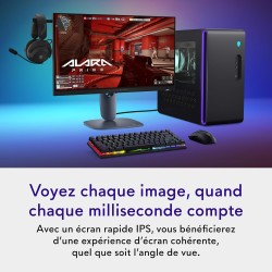 Alienware 25 Écran PC Gaming - AW2525HM, Full HD (1920x1080), 320Hz, Fast IPS, 0.5ms, Compatible NVIDIA G-Sync, AMD FreeSync Pre