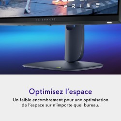 Alienware 25 Écran PC Gaming - AW2525HM, Full HD (1920x1080), 320Hz, Fast IPS, 0.5ms, Compatible NVIDIA G-Sync, AMD FreeSync Pre