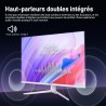 Gawfolk Écran PC UHD 4K 28 Pouces, Moniteur IPS Ultra HD (3840 × 2560 p), 3:2, 10 Bits, 1,07 Milliard Couleurs, 128% sRGB, Haut-