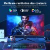 Gawfolk Écran PC 32 Pouces,2K WQHD(2560×1440P),165Hz incurvé Gaming Moniteur, 1ms sans Lunette, 100% sRGB，178 ° Angle Vue HDMI、D