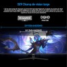 Gawfolk 49 Pouces Écran PC d'ordinateur de Jeu 1500R Ultra-Large incurvé, DQHD (5120×1440), 165Hz, 1MS, FreeSync, 120% sRGB, Mon