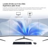Gawfolk Écran PC 32 Pouces 4K UHD, Moniteur d’Ordinateur Ultra-Clair (3840×2160p), 100% sRGB, Angle de Vision de 178°, HDMI、Disp