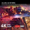 Gawfolk Écran PC 32 Pouces 4K UHD incurvé 1500R, Moniteur de Jeu Esports 160Hz, 1ms, Adaptive Sync, 128% sRGB, Grand Angle de Vi
