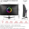 Gawfolk Écran PC 32 Pouces 4K UHD incurvé 1500R, Moniteur de Jeu Esports 160Hz, 1ms, Adaptive Sync, 128% sRGB, Grand Angle de Vi
