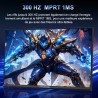 Minifire Écran Gaming 24.5 Pouces,300Hz/240Hz, QHD (2560 * 1440) réglable en Hauteur, MPRT 1ms avec Panneau Fast IPS 10 Bits, sR