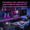 Minifire Écran PC 24 Pouces, IPS, FHD (1920x1080), 100Hz sRGB 110%, Protection des Yeux, Design Ultra-Fin, Ports USB-C & HDMI 1.