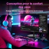 Minifire Écran PC 24 Pouces, IPS, FHD (1920x1080), 100Hz sRGB 110%, Protection des Yeux, Design Ultra-Fin, Ports USB-C & HDMI 1.