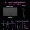 Minifire Écran PC 24 Pouces, IPS, FHD (1920x1080), 100Hz sRGB 110%, Protection des Yeux, Design Ultra-Fin, Ports USB-C & HDMI 1.