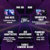 Minifire écran pc gamer 24 pouces, 180hz, 1ms, adaptive sync,fhd, 110% srgb,1xhdmi 1.4/1xdp 1.2 ports, bleulightshield, bordure 