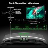 Minifire Gaming Curved Monitor 27 Pouces MFG27C1 200Hz 1Ms 120% sRGB Monitor avec Sprecher 1920 * 1080 VA Panel （MFG27C1 avec câ
