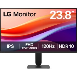 LG Ultrafine™ 24U411A-B Écran PC 24" - Dalle IPS résolution FHD (1920 x 1080), 5ms 120Hz, HDR 10, DCI-P3 99% (CIE1931), Mode Lec