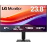 LG Ultrafine™ 24U411A-B Écran PC 24" - Dalle IPS résolution FHD (1920 x 1080), 5ms 120Hz, HDR 10, DCI-P3 99% (CIE1931), Mode Lec