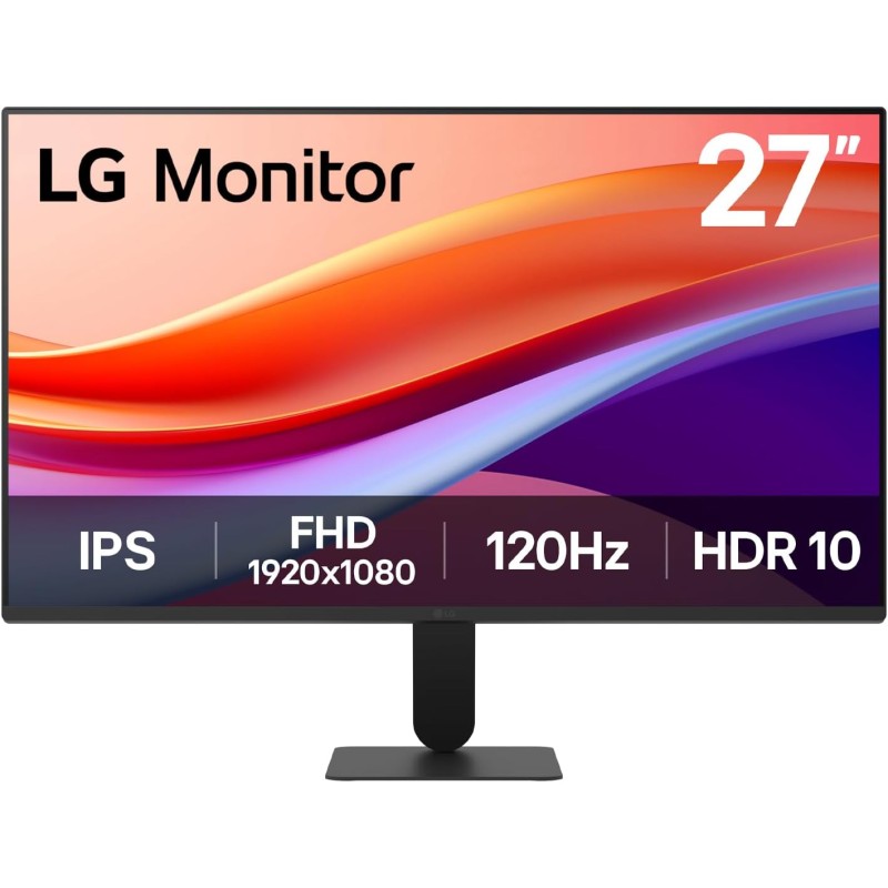 LG Ultrafine™ 27U411A-B Écran PC 27" - Dalle IPS résolution FHD (1920 x 1080), 5ms 120Hz, HDR 10, DCI-P3 99% (CIE1931), Mode Lec