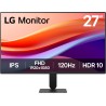 LG Ultrafine™ 27U411A-B Écran PC 27" - Dalle IPS résolution FHD (1920 x 1080), 5ms 120Hz, HDR 10, DCI-P3 99% (CIE1931), Mode Lec