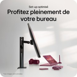 LG Ultrafine™ 32UN880K-B Ecran PC 4K 32" - Dalle IPS résolution UHD (3840 x 2160), 5ms 60Hz, HDR 10, DCI-P3 95% (CIE1976), incli