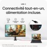 LG Ultrafine™ 32UN880K-B Ecran PC 4K 32" - Dalle IPS résolution UHD (3840 x 2160), 5ms 60Hz, HDR 10, DCI-P3 95% (CIE1976), incli