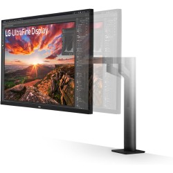 LG Ultrafine™ 32UN880K-B Ecran PC 4K 32" - Dalle IPS résolution UHD (3840 x 2160), 5ms 60Hz, HDR 10, DCI-P3 95% (CIE1976), incli