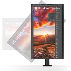 LG Ultrafine™ 32UN880K-B Ecran PC 4K 32" - Dalle IPS résolution UHD (3840 x 2160), 5ms 60Hz, HDR 10, DCI-P3 95% (CIE1976), incli