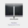 Dell P2425H 24" Full HD (1920x1080) Écran PC, 100Hz, IPS, 5ms, 99% sRGB, USB-C, DisplayPort, HDMI, VGA, 4X USB, Garantie 3 Ans, 