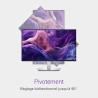 Dell P2425H 24" Full HD (1920x1080) Écran PC, 100Hz, IPS, 5ms, 99% sRGB, USB-C, DisplayPort, HDMI, VGA, 4X USB, Garantie 3 Ans, 
