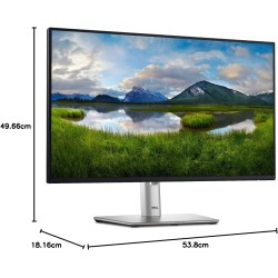 Dell P2425H 24" Full HD (1920x1080) Écran PC, 100Hz, IPS, 5ms, 99% sRGB, USB-C, DisplayPort, HDMI, VGA, 4X USB, Garantie 3 Ans, 