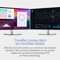 Dell P2725H 27" Full HD (1920x1080) Écran PC, 100Hz, IPS, 5ms, 99% sRGB, USB-C, DisplayPort, HDMI, VGA, 4X USB, Garantie 3 Ans, 