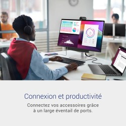 Dell P2725H 27" Full HD (1920x1080) Écran PC, 100Hz, IPS, 5ms, 99% sRGB, USB-C, DisplayPort, HDMI, VGA, 4X USB, Garantie 3 Ans, 