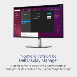 Dell P2725H 27" Full HD (1920x1080) Écran PC, 100Hz, IPS, 5ms, 99% sRGB, USB-C, DisplayPort, HDMI, VGA, 4X USB, Garantie 3 Ans, 