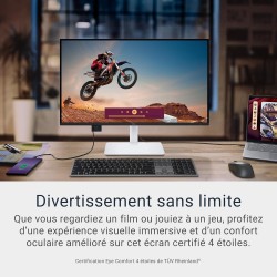 Dell 27 Plus USB-C Écran PC - S2725QC, 4K UHD (3840x2160), 120Hz, IPS, 4ms, AMD FreeSync Premium, 99% sRGB, Réglage en Hauteur, 