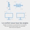 Dell 27 Plus USB-C Écran PC - S2725QC, 4K UHD (3840x2160), 120Hz, IPS, 4ms, AMD FreeSync Premium, 99% sRGB, Réglage en Hauteur, 