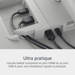 Dell 27 Plus USB-C Écran PC - S2725QC, 4K UHD (3840x2160), 120Hz, IPS, 4ms, AMD FreeSync Premium, 99% sRGB, Réglage en Hauteur, 