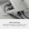 Dell 27 Plus USB-C Écran PC - S2725QC, 4K UHD (3840x2160), 120Hz, IPS, 4ms, AMD FreeSync Premium, 99% sRGB, Réglage en Hauteur, 