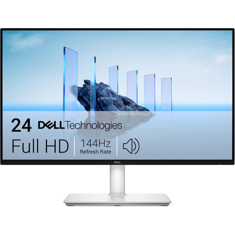 Dell 24 Plus Écran PC - S2425HSM, Full HD (1920x1080), 144Hz, IPS, 1ms MPRT, AMD FreeSync, 99% sRGB, Réglage en Hauteur, Haut-pa