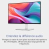 Dell 24 Plus Écran PC - S2425HSM, Full HD (1920x1080), 144Hz, IPS, 1ms MPRT, AMD FreeSync, 99% sRGB, Réglage en Hauteur, Haut-pa