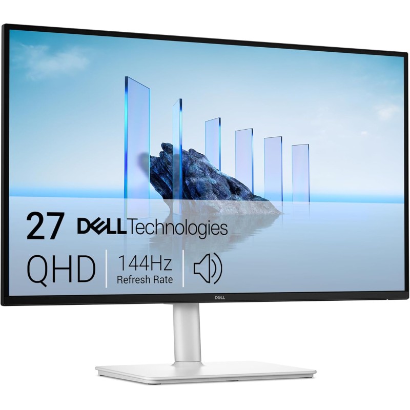 Dell 27 Plus USB-C Écran PC - S2725DC, QHD (2560x1440), 144Hz, IPS, 1ms MPRT, AMD FreeSync, 99% sRGB, Réglage en Hauteur, Haut-p