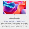 Dell 27 Plus USB-C Écran PC - S2725DC, QHD (2560x1440), 144Hz, IPS, 1ms MPRT, AMD FreeSync, 99% sRGB, Réglage en Hauteur, Haut-p