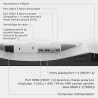 Dell 27 Plus USB-C Écran PC - S2725DC, QHD (2560x1440), 144Hz, IPS, 1ms MPRT, AMD FreeSync, 99% sRGB, Réglage en Hauteur, Haut-p