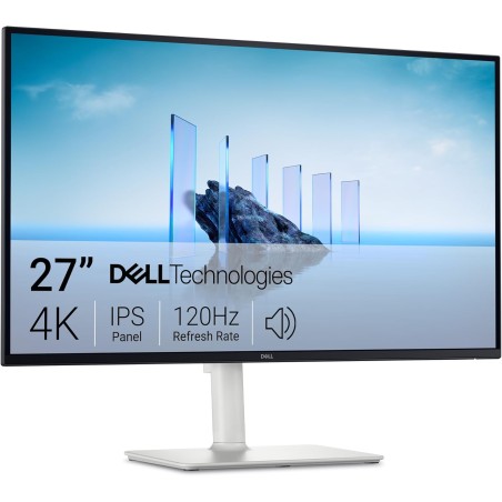 Dell 27 Plus Écran PC - S2725QS, 4K UHD (3840x2160), 120Hz, IPS, 4ms, AMD FreeSync Premium, 99% sRGB, Réglage en Hauteur, Haut-p